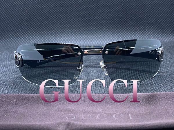 #GUCCI #グッチ #サングラス #ホースビット #シルバー #ブラック #メンズ #レディース #ユニセックス