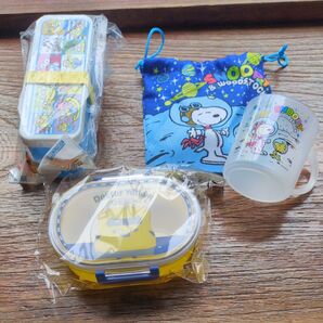 3個セット ミニオンズ ドクターイエロー お弁当箱 スヌーピーコップ まとめ売り