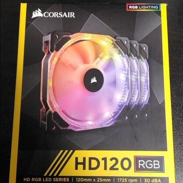 Corsair HD120 RGB 2個 AF120 LED Whiteセット