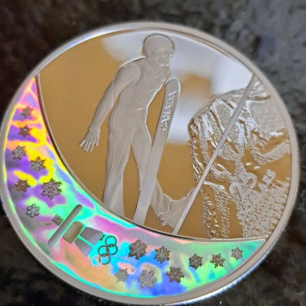 2009年バンクーバーオリンピック銀貨 品位SV925 27.8㌘ 状態考慮 カナダコイン カナダ銀貨 外国コイン