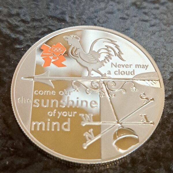 ロンドンオリンピック 公式記念銀貨 2012年第2次販売 品位SV925 28g イギリス銀貨 エリザベス二世コイン 外国コイン