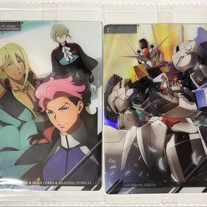 未開封 イタジャガ 機動戦士ガンダム ビジュアルアートコレクション 水星の魔女 ホログラムカード2枚セット 23R 24R