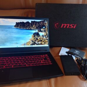 当日発送【MSI】15インチ ゲーミングノートPC(i7 10750/RTX2060/8GB/512GB)