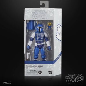 ハズブロ STAR WARS ブラックシリーズ マンダロリアン スカウト(ホリデーエディション) 6インチ アクションフィギュア