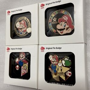 ★★★スーパーマリオピンバッジ★★★ 新品未開封 非売品 4種セット