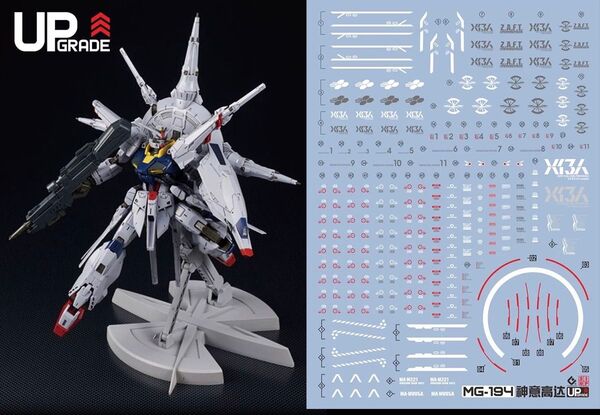 MG 1/100プロヴィデンス用蛍光水転写式デカール 他社製 ガンダム ガンプラ プラモデル