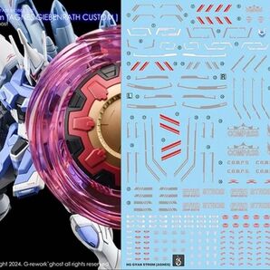 HG 1/144 ギャンシュトローム用水転写式デカール 他社製 ガンダム ガンプラ プラモデル