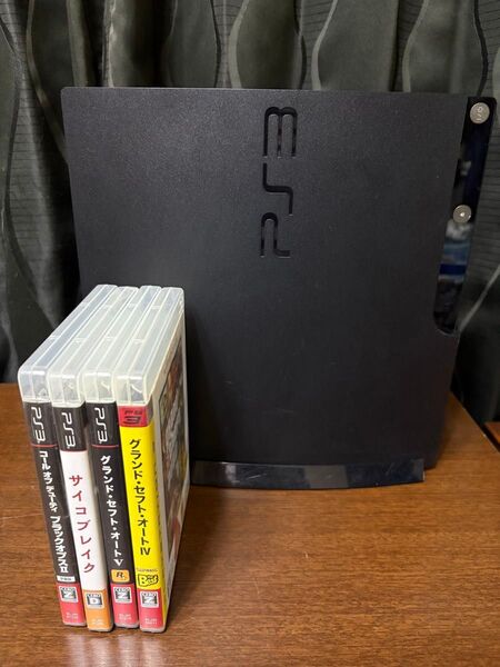 PS3 本体(CECH-2000A) 120GB & ソフト4本セット