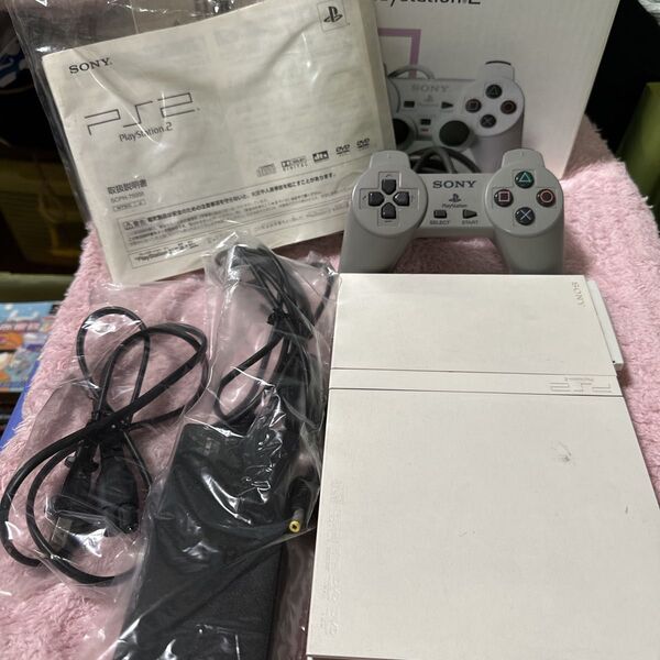 SONY PlayStation2 SCPH-75000 本体とその他(ジャンク品)
