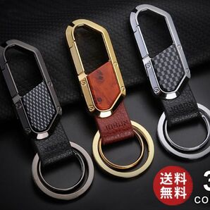 ラビナフックキーホルダー 上品 ワンポイント キーリング メンズ JOBON