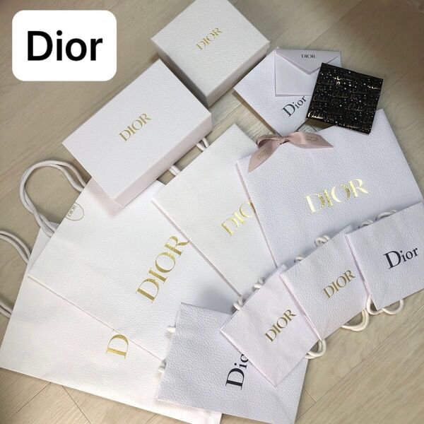 Dior ディオール 紙袋 ギフトバッグ ショップ袋 ショッパー ディオールショッパー 紙バッグ ギフトボックス 空箱 箱