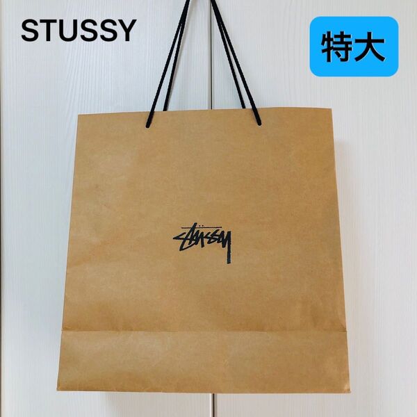 Stssy ステューシー ショッパー 紙袋 ショップバッグ STUSSY 特大サイズ