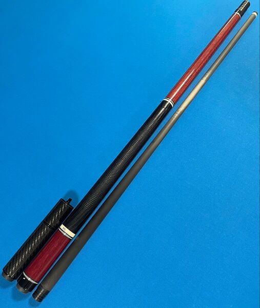 ※美品※HOW M6 ハオキュー デイビッド・ローマン12.5カーボン エクステンダー・エクステンション 中古ビリヤードキュー
