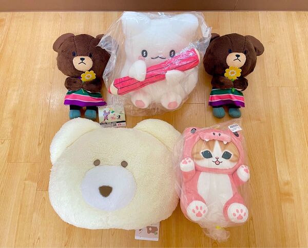 モフサンド はなまるおばけ モコモカ くまのがっこう ジャッキー ぬいぐるみ プライズ プライズまとめ売り bigぬいぐるみ