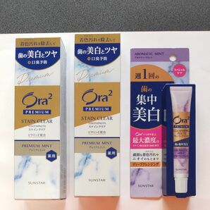オーラツー プレミアム ステインクリア プレミアムミント100g×2本 クレンジングペースト17g