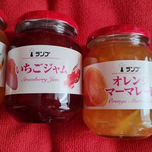 ランプ いちごジャム3個とマーマレード2個 合計5個