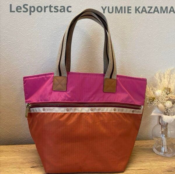 レスポートサック×風間ゆみえコラボ トートバッグ LeSportsac ×YUMIE KAZAMA