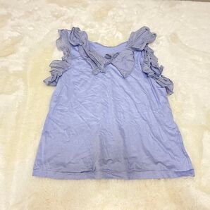 【美品】JILL STUART フリル袖ブラウス/フリーサイズ