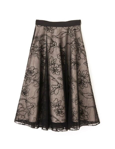 【新品タグ付き・定価13,420円】JILL by JILL STUART 花柄刺繍スカート Sサイズ フレア 上品 春夏