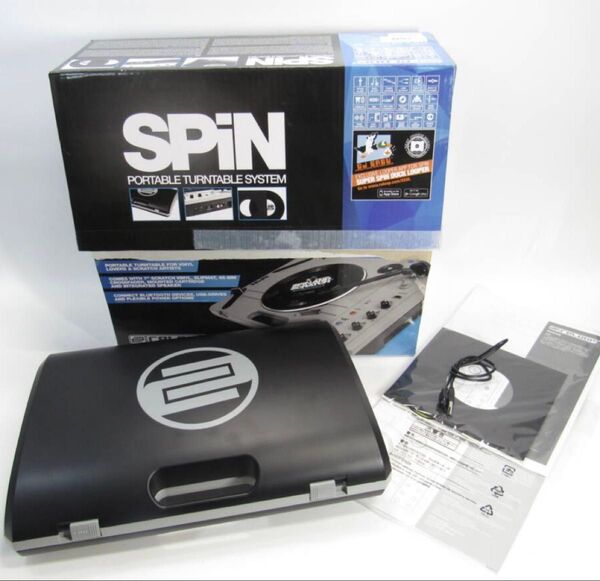 超美品・送料無料!RELOOP SPIN ポータブルターンテーブル 箱 取説付 DJ機器 リループ スピン 保管品