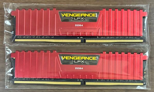 【中古】DDR4-2666 16GB(8GB×2枚) CORSAIR