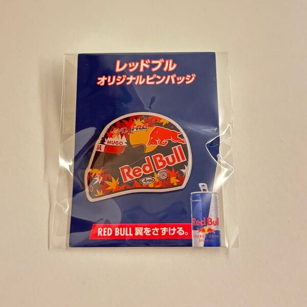 【新品未使用】RED BULL レッドブル オリジナルピンバッジ ヘルメット