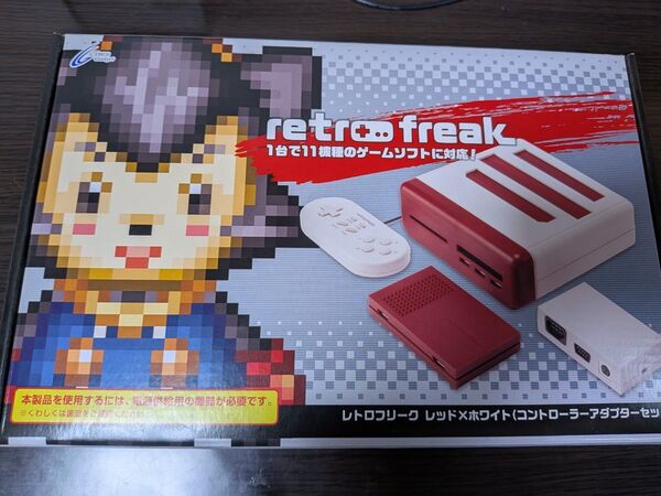 レトロフリーク コントローラーアダプターセット レッド