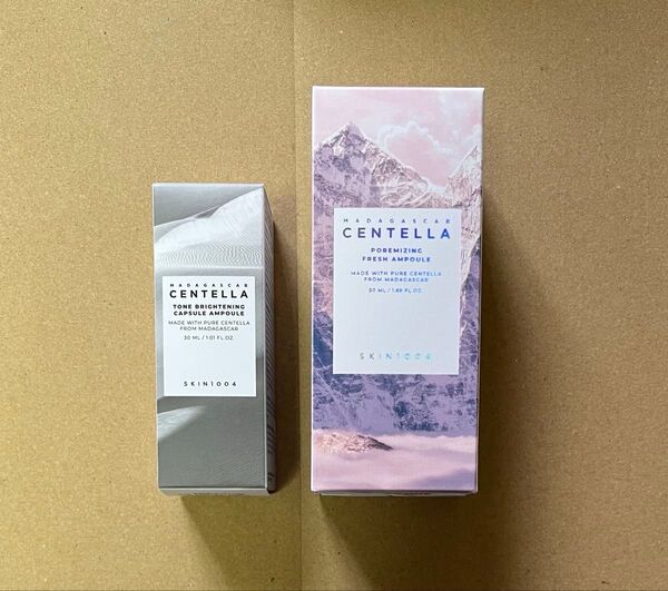 【新品】skin1004 ポアマイジングフレッシュアンプル50ml・トーンブライトニングカプセルアンプル30ml