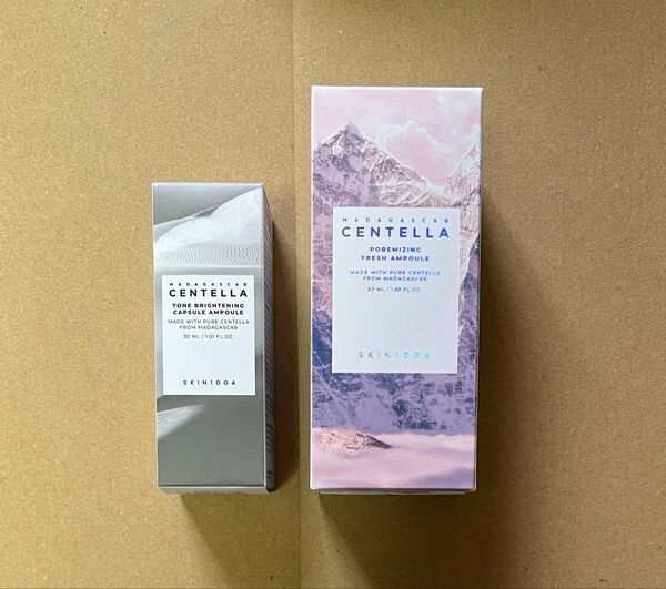 【新品】skin1004 ポアマイジングフレッシュアンプル50ml・トーンブライトニングカプセルアンプル30ml