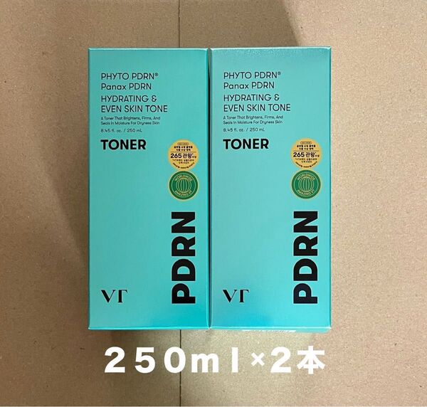 【新品】VT ブイティー PDRNトナー250ml×2本