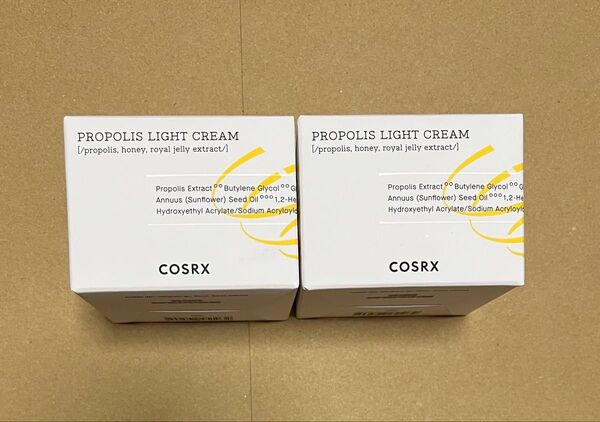 【新品】COSRX コスアールエックス プロポリスライトクリーム65ml×2個