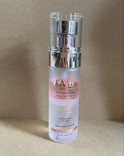 【残量8割】ダルバ プロフェッショナル リペアリングヘア パフュームセラム50ml