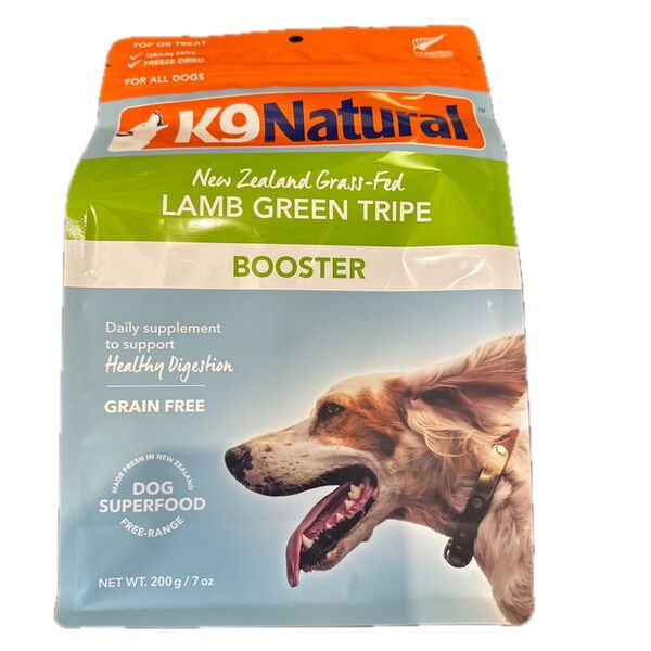k9 ナチュラル ラム グリーン トライプ 200g 1個