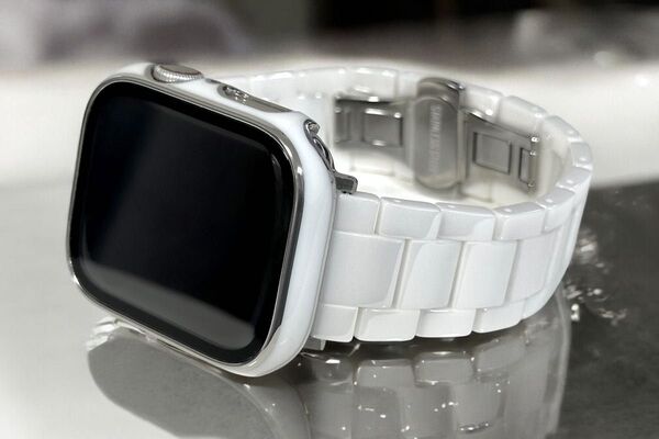 S★アップルウォッチバンド ウルトラカバー Apple Watchセラミックベルト ケース 49 46 45 44 41 40mm