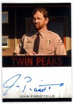 2019 Twin Peaks Archives Autographs John Pirruccello(ジョン・パールッチェロ) as Deputy Chad Broxford 直筆サインカード！_画像1