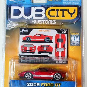 Jada TOYS DUB CITY 2005 Ford GT 1/64 ダイキャストカー レッド