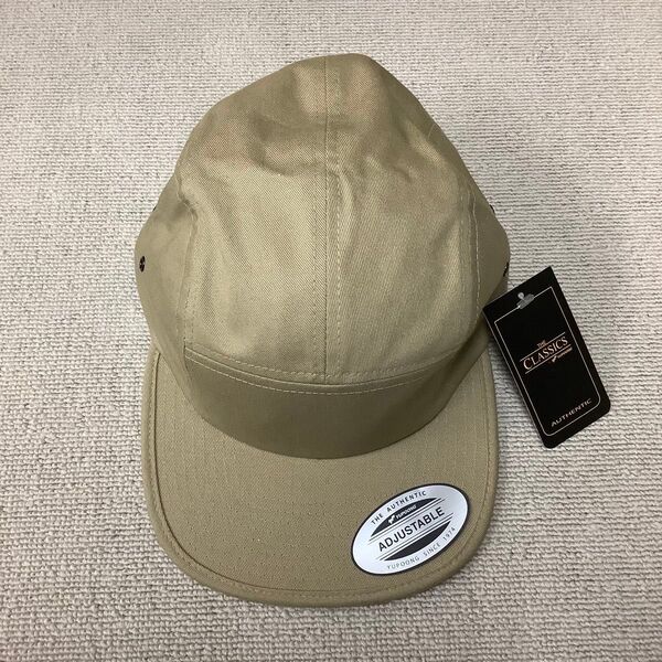 新品未使用 フレックスフィット Flexfit ジェットキャップ カーキ