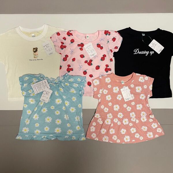 新品未使用タグ付き 半袖Tシャツ90サイズ まとめ売り