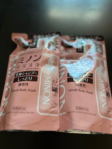 ミノン ボディーソープ 詰め替え用 2個