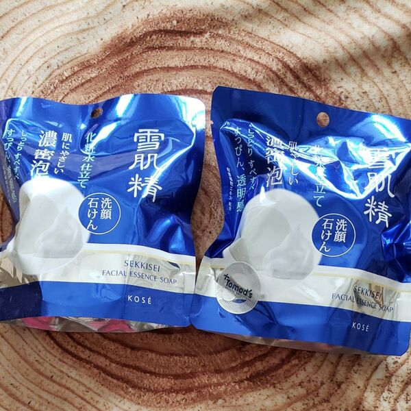 雪肌精の洗顔石鹸2個 化粧水仕立て美容石けん