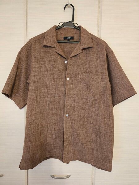 BEAMS HEART / リネンライク ビッグシルエット オープンカラーシャツ