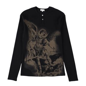 V.HENRY NECK L/S サイズL VALLAD V.HENRY NECK L/S ブラック iO着用 サーマル