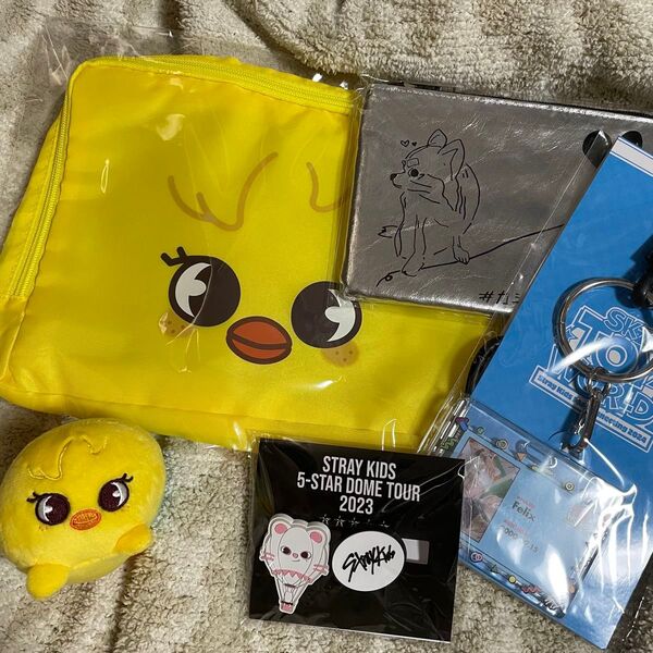 straykids ポガリ キーチェーン、ジニレット クリップ、ポーチ