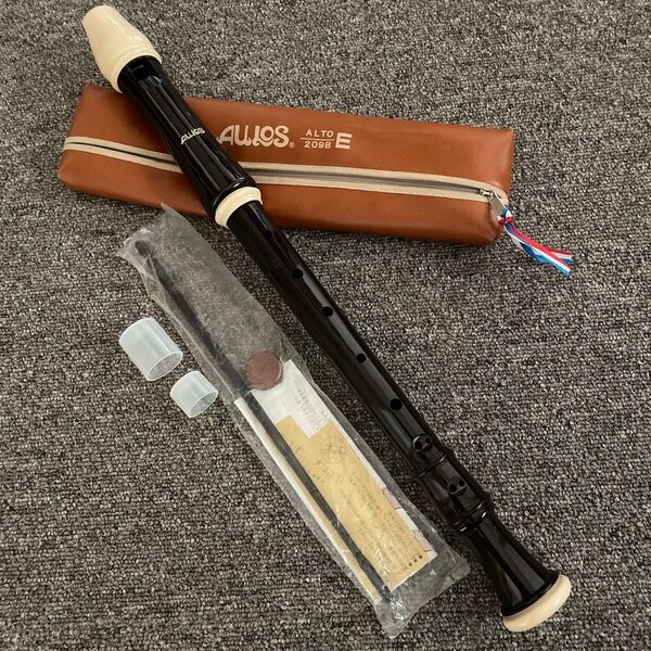 Aulos ALTO E 209B アルトリコーダー アウロス 縦笛 リコーダー 笛 女子 中学 高校 楽器 音楽 中古 JK
