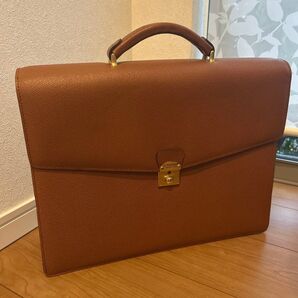 Le Tanneur ルタヌア ブリーフケース ビジネスバッグ レザー ブラウン LE TANNEUR ブラウン×ゴールド