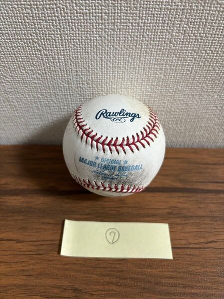 MLB メジャーリーグ 公式試合球 硬式球 ファールボール ⑦