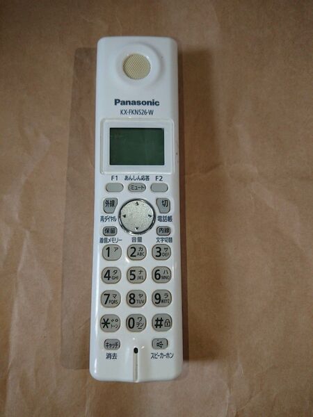ジャンク Panasonic パナソニック 電話子機 KX-FKN526-W 子機 動作未確認