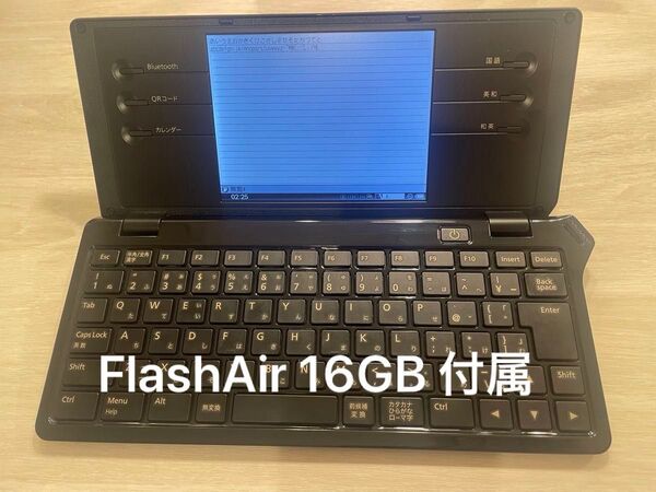 ポメラ Pomera DM100 本体 + 専用ケース + 16GB FlashAir SDカード
