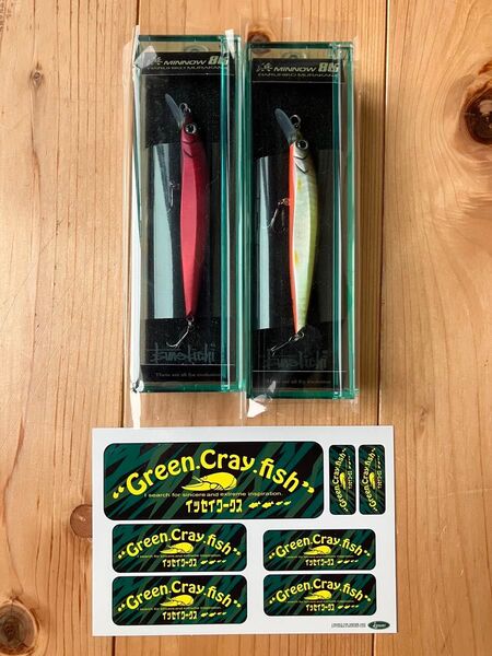 一誠 常吉 浜ミノー86F 非売品ステッカーセット issei ハマミノー 浜MINNOW86F