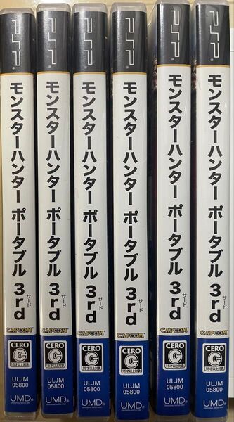 【ジャンク】PSPソフト モンスターハンター3rd 6本まとめ売り